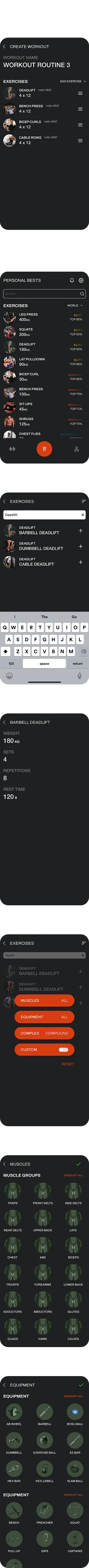 Workout Creation After Mobile
